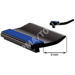 Underglass profile self-adh. with cover lip, ...
