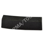 Spacer, self-adh., black 